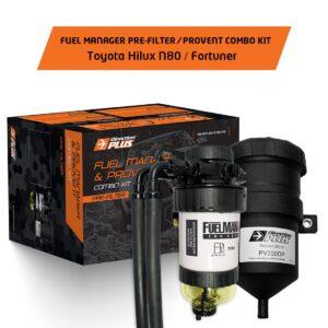Fuel Manager Pre-Filter + Catch Can Kit, Hilux and Fortuner 2016 Onwards
